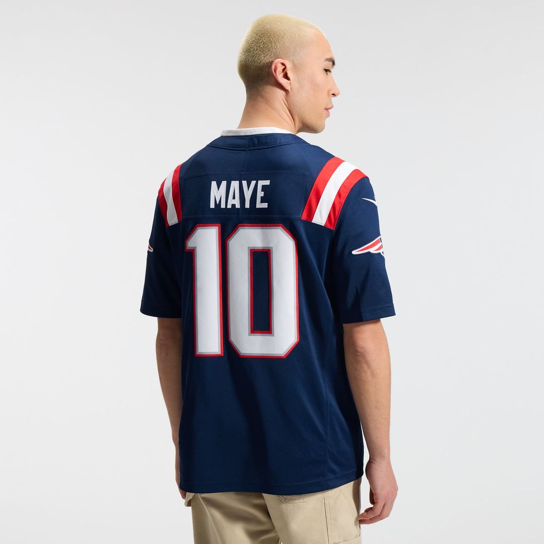Drake Maye New England Patriots Team Vapor F.U.S.E. Stitched Limited Jersey - Navy