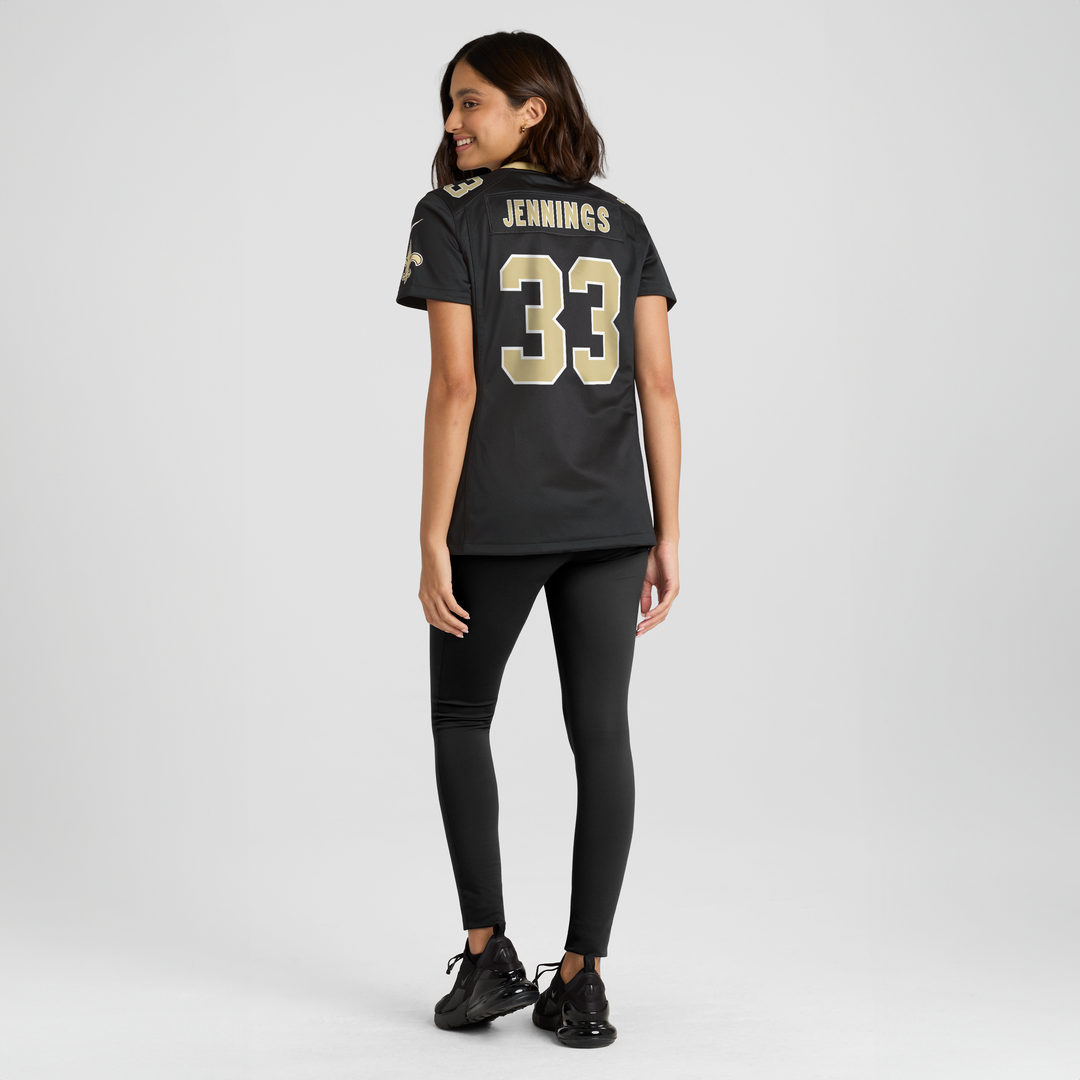 Anfernee Jennings New Orleans Saints Women's Team Game Jersey - Black