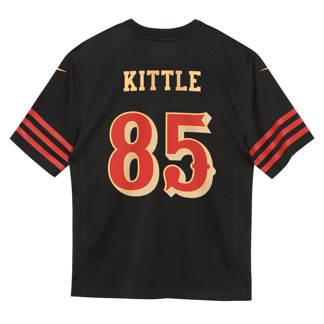 George Kittle San Francisco 49ers Preschool 2025 Rivalries Collection Game Jersey - Black