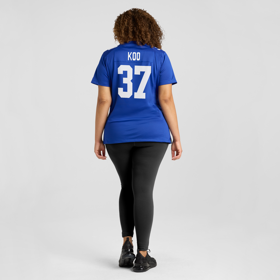 Younghoe Koo New York Giants Women's Team Game Jersey - Royal