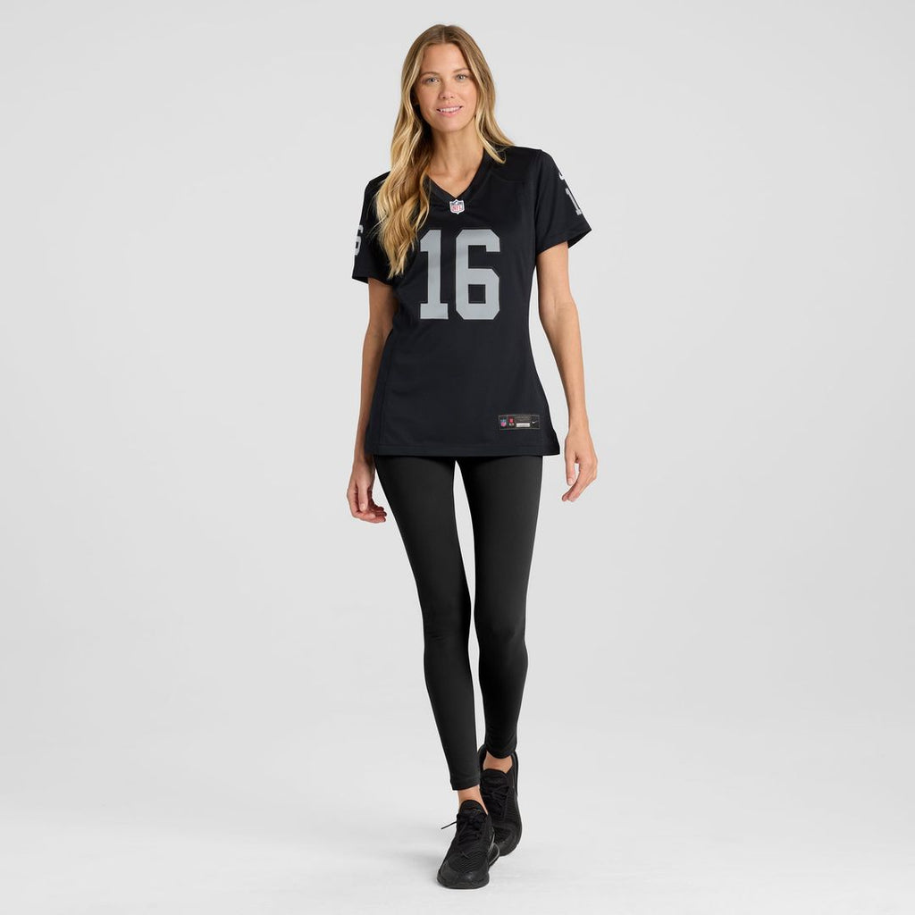 Jim Plunkett Las Vegas Raiders Women's Game Retired Player Jersey - Black