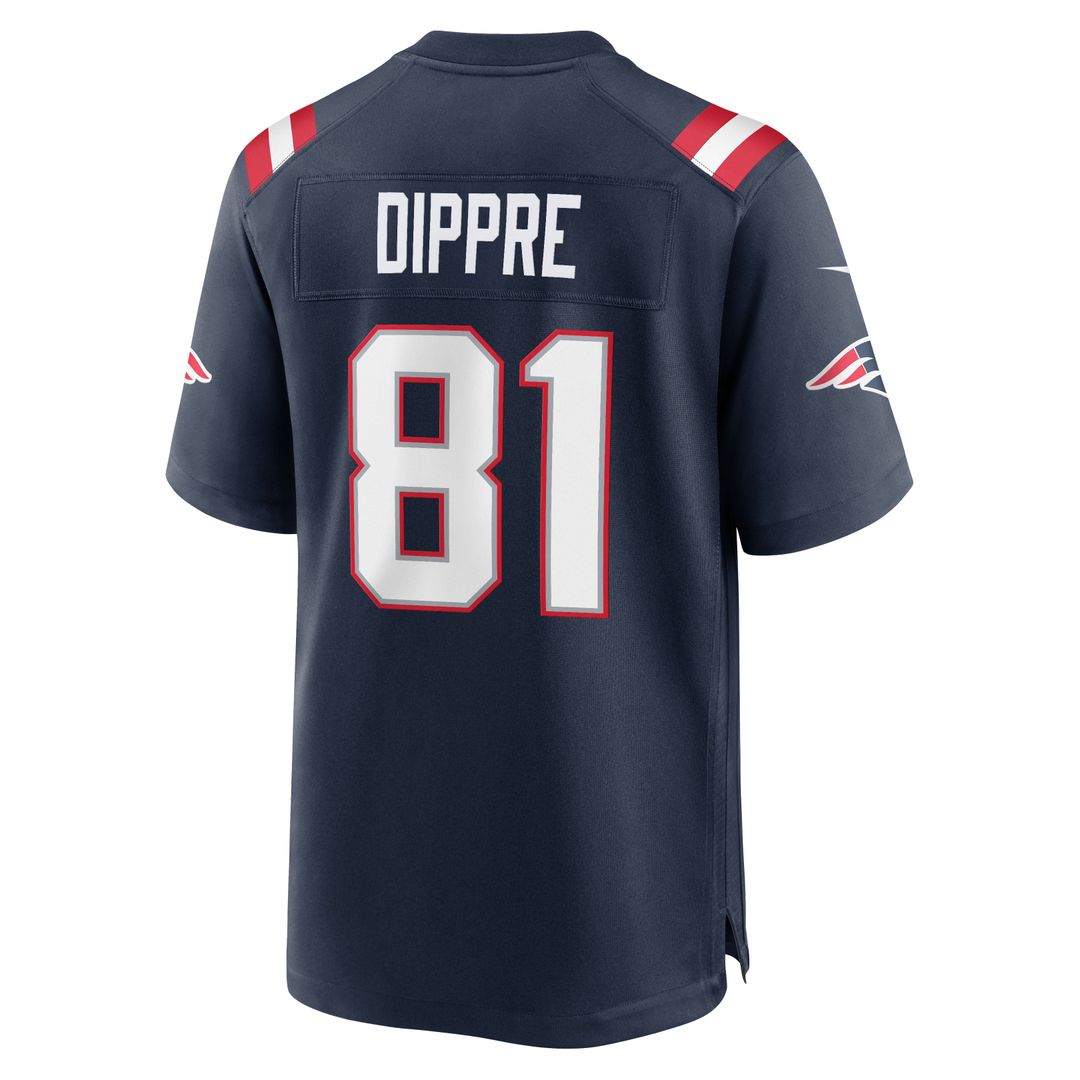 CJ Dippre New England Patriots Team Game Jersey - Navy
