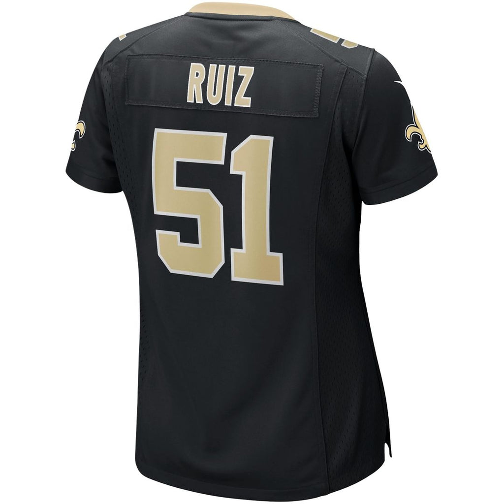 Cesar Ruiz New Orleans Saints Women's Game Jersey - Black