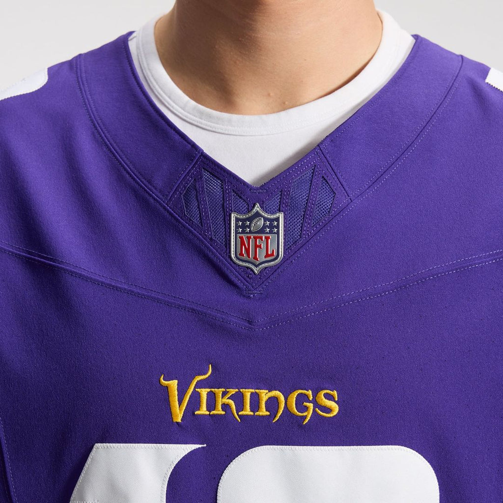 Justin Jefferson Minnesota Vikings Team Vapor F.U.S.E. Elite Jersey - Purple