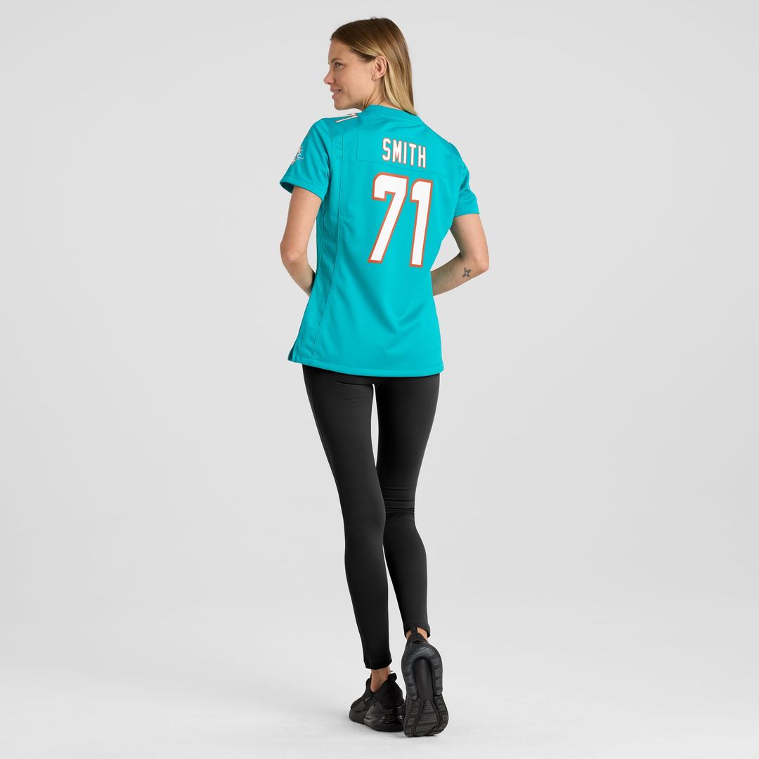 Kion Smith Miami Dolphins Women's Game Jersey - Aqua
