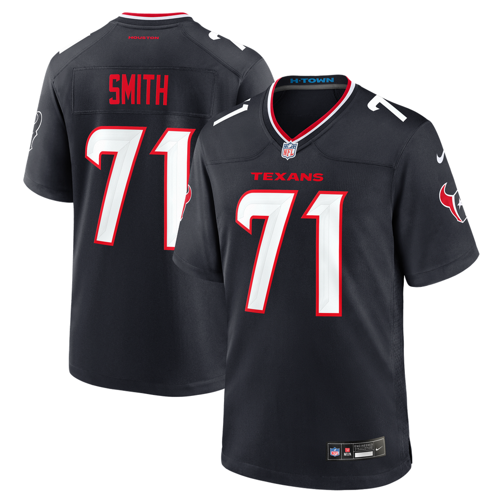 Braden Smith Houston Texans Team Game Jersey - Navy