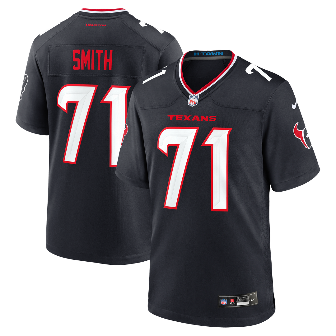 Braden Smith Houston Texans Team Game Jersey - Navy