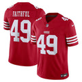 The Faithful San Francisco 49ers Team Vapor F.U.S.E. Stitched Limited Jersey - Scarlet