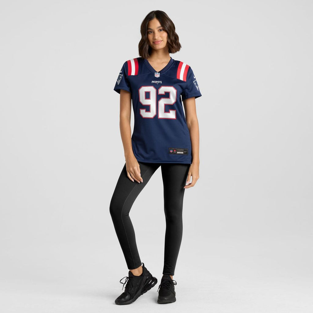 Joshua Farmer New England Patriots Women's Team Game Jersey - Navy