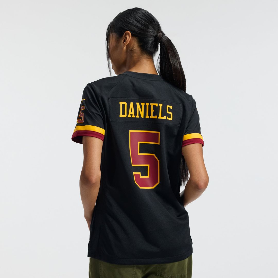 Jayden Daniels Washington Commanders Women's Game Jersey - Burgundy