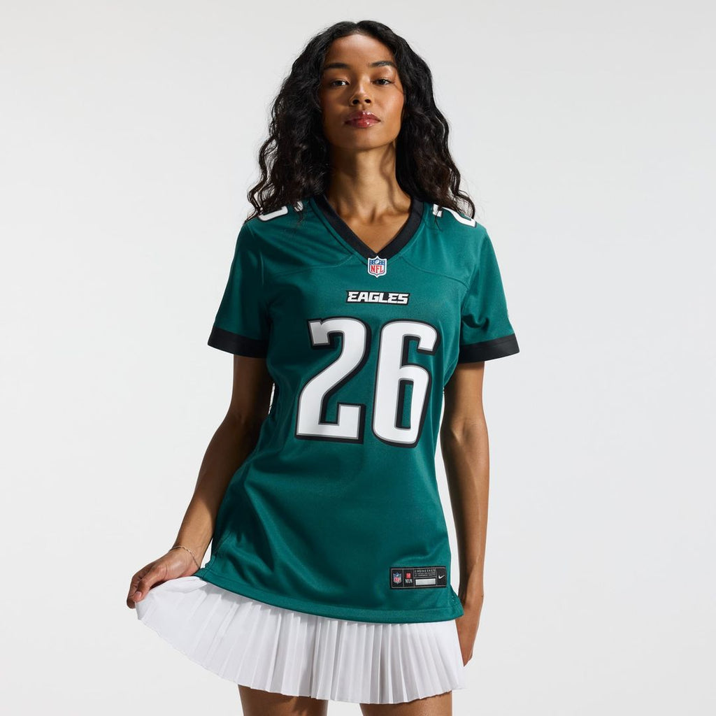 Saquon Barkley Philadelphia Eagles Women's Team Game Jersey - Midnight Green