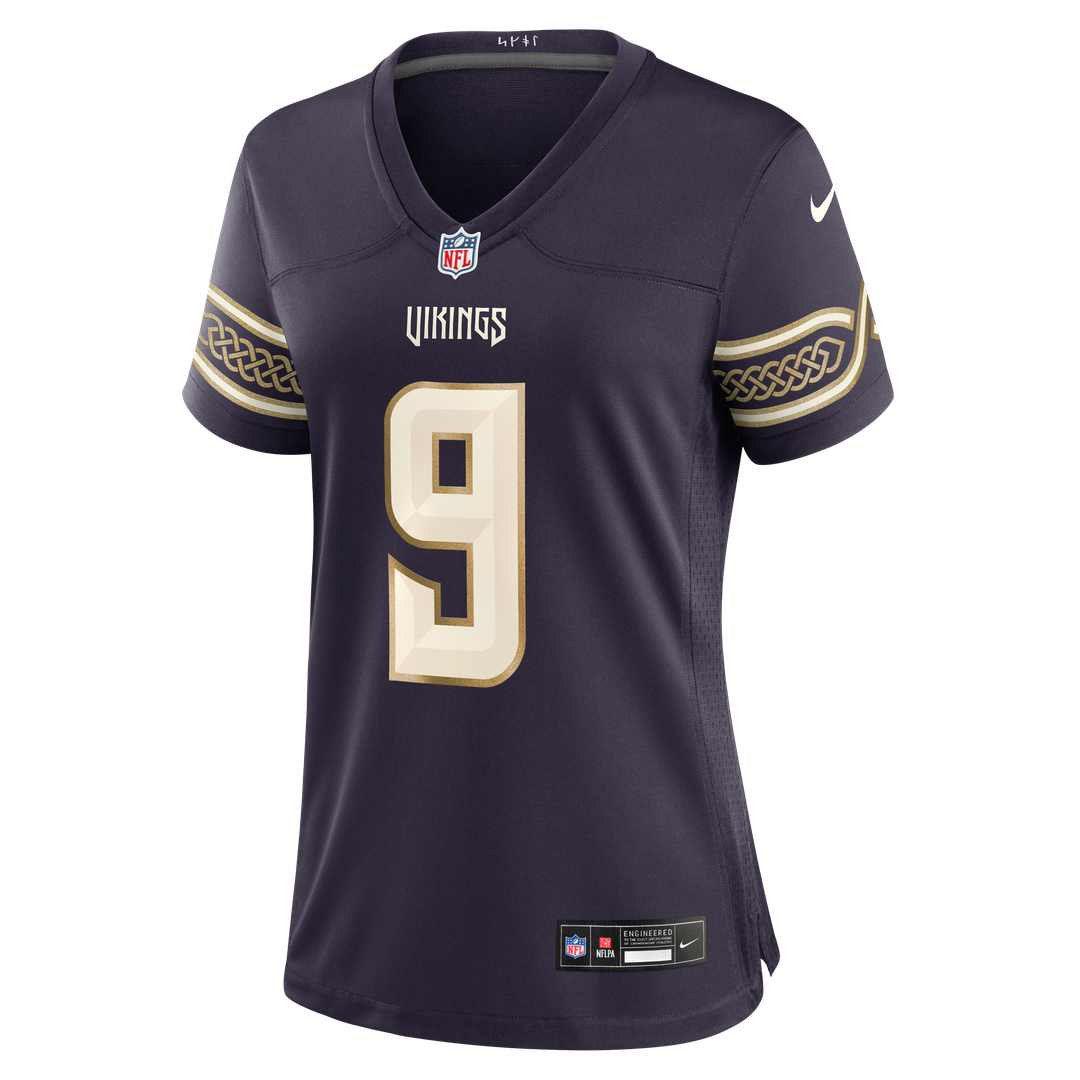 J.J McCarthy Minnesota Vikings Women's 2026 Rivalries Collection Game Jersey - Purple
