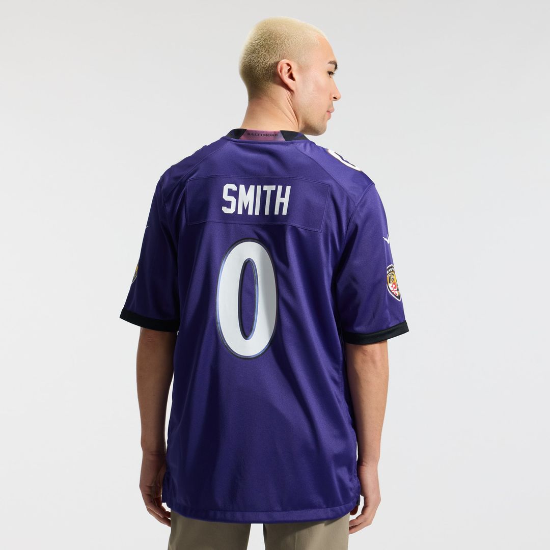 Roquan Smith Baltimore Ravens Team Game Jersey - Purple