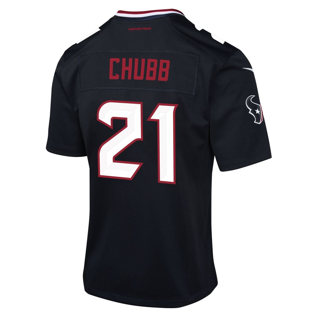 Nick Chubb Houston Texans Youth Team Game Jersey - Navy