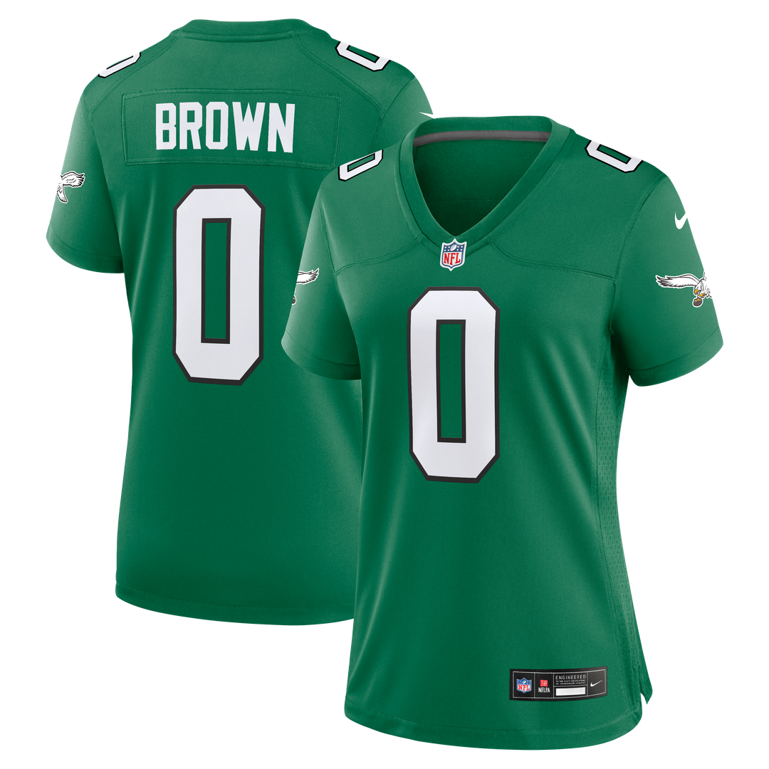 Marquise Brown Philadelphia Eagles Women's Alternate Game Jersey - Kelly Green