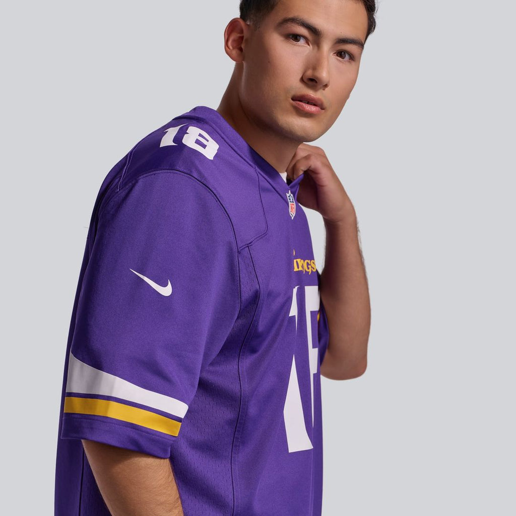 Justin Jefferson Minnesota Vikings Player Game Jersey - Purple