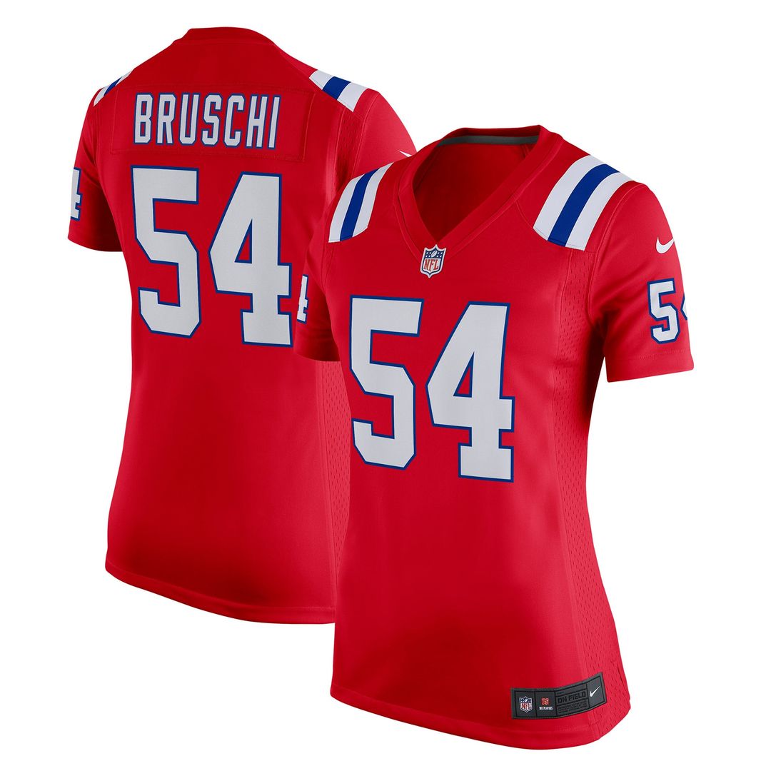 Tedy Bruschi New England Patriots Women's Game Retired Player Jersey - Navy