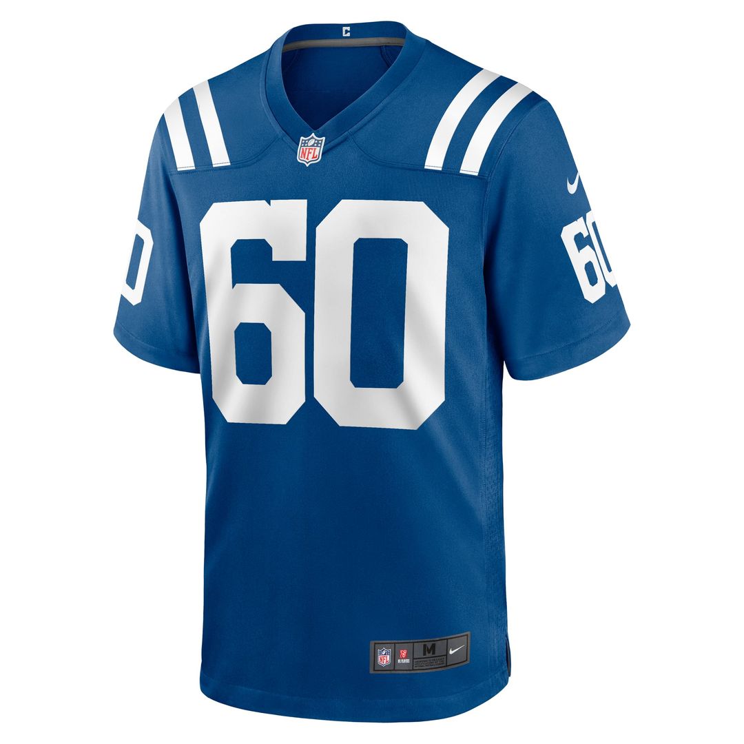 Tanor Bortolini Indianapolis Colts Game Jersey - Royal