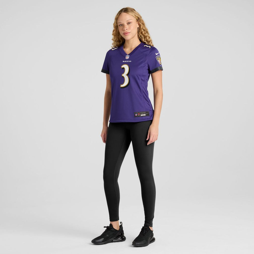 Chidobe Awuzie Baltimore Ravens Women's Team Game Jersey - Purple