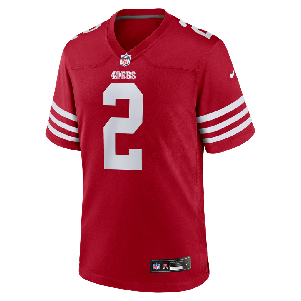 Deommodore Lenoir San Francisco 49ers Game Jersey - Scarlet