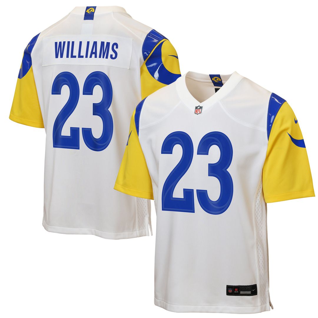 Kyren Williams Los Angeles Rams Youth Game Jersey - White