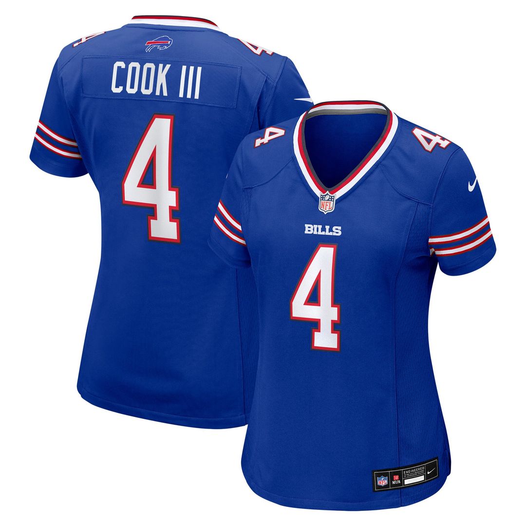 James Cook III Buffalo Bills Women's Nickel City Game Jersey - Gray