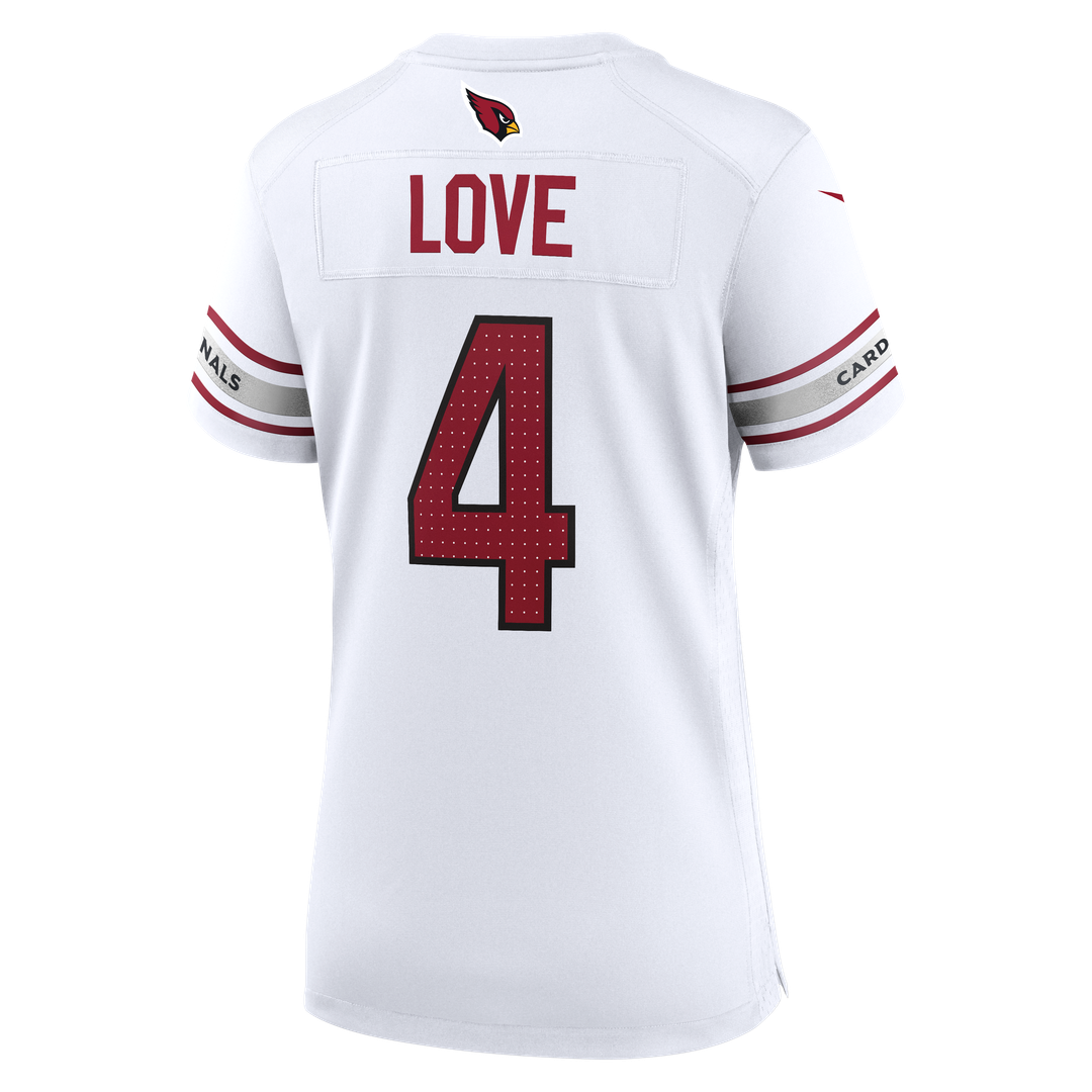 Jeremiyah Love Arizona Cardinals Women's Game Jersey - White