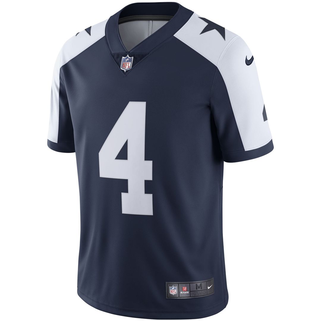 Dak Prescott Dallas Cowboys Alternate Vapor Limited Jersey - Navy