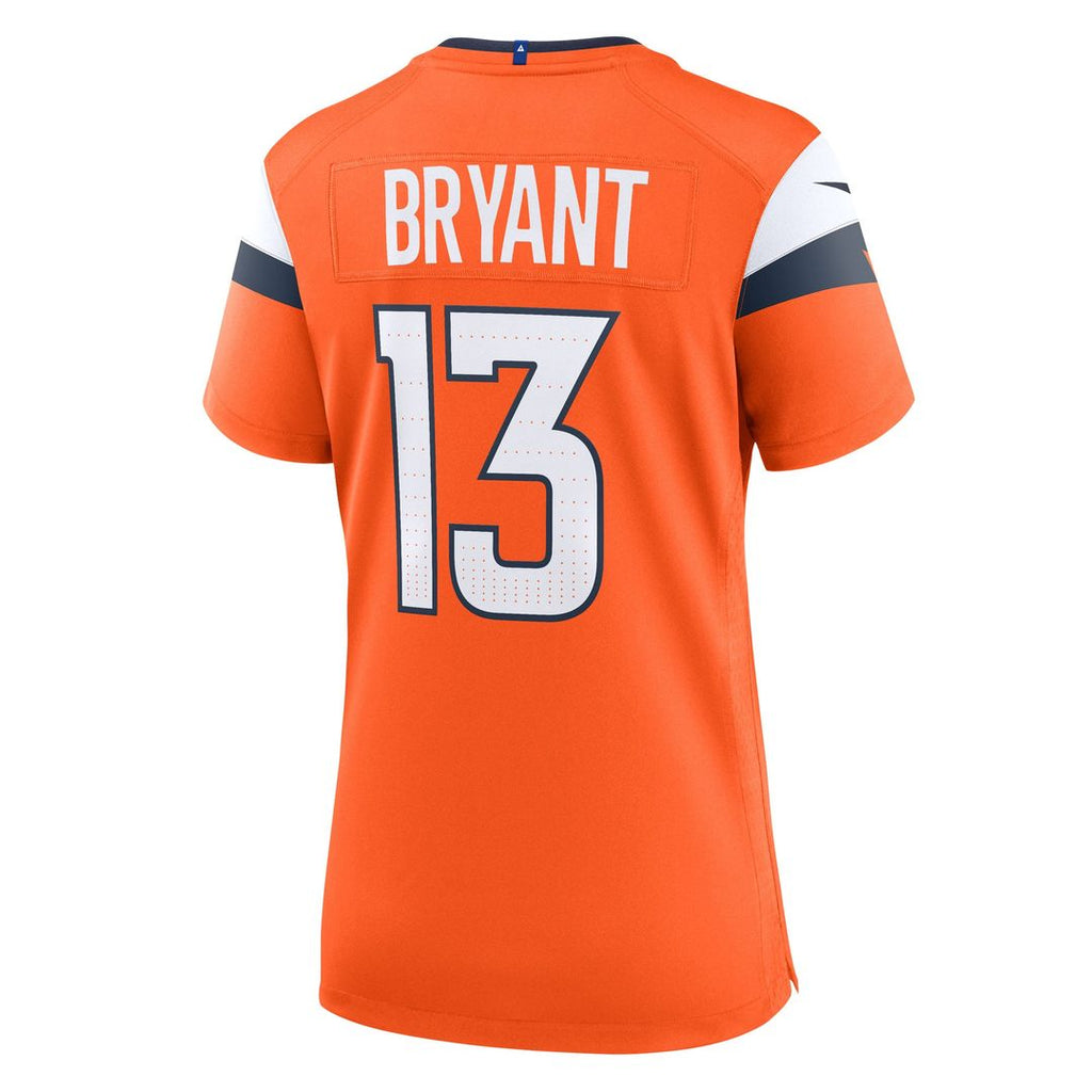Pat Bryant Denver Broncos Women's Team Game Jersey - Orange