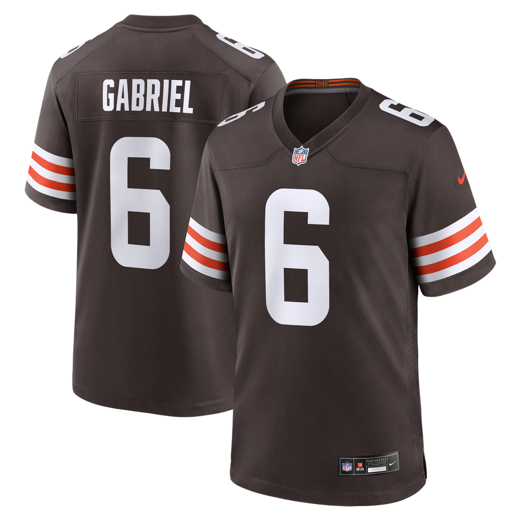 Dillon Gabriel Cleveland Browns Team Game Jersey - Brown