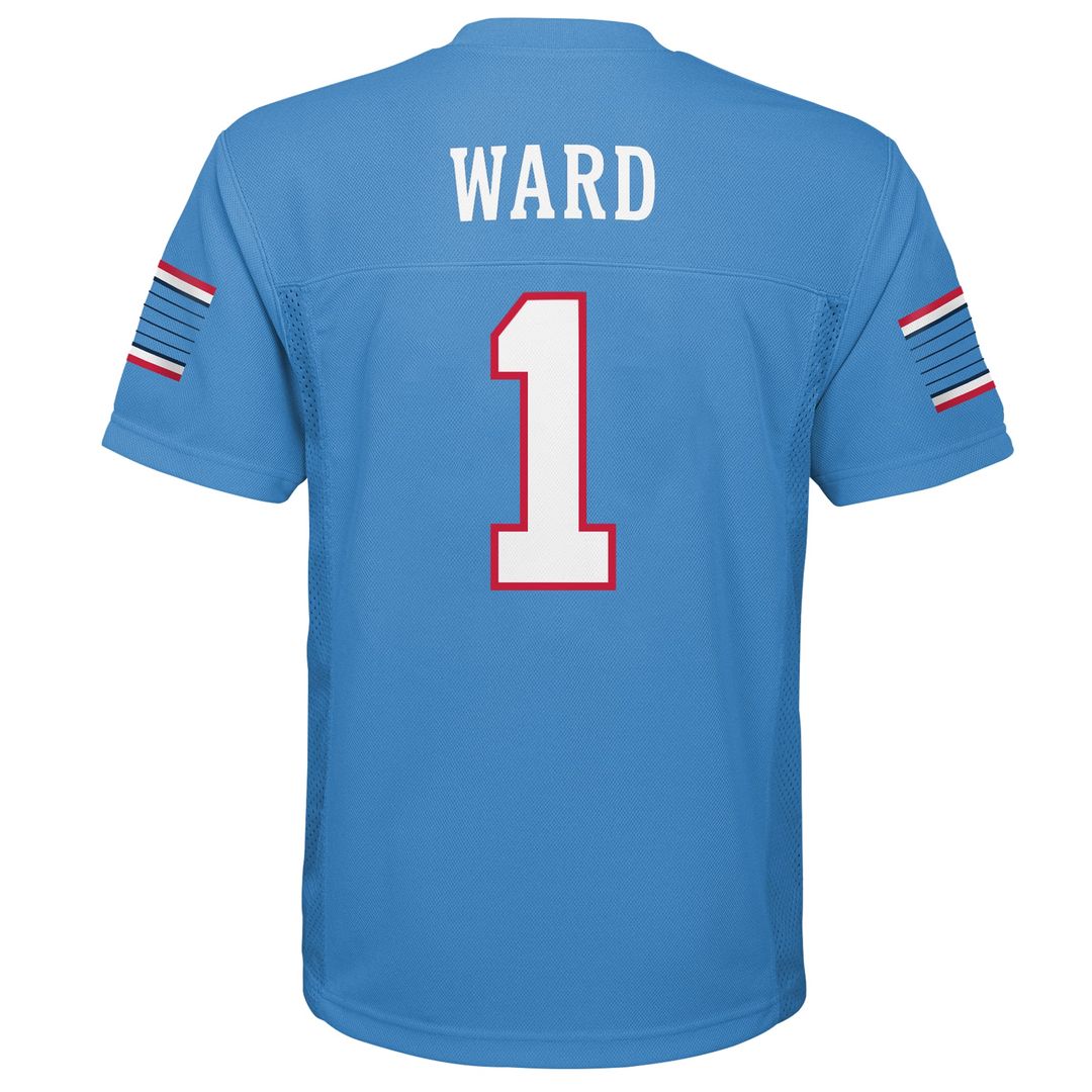 Cameron Ward Tennessee Titans Outerstuff Youth Team Replica Jersey - Light Blue