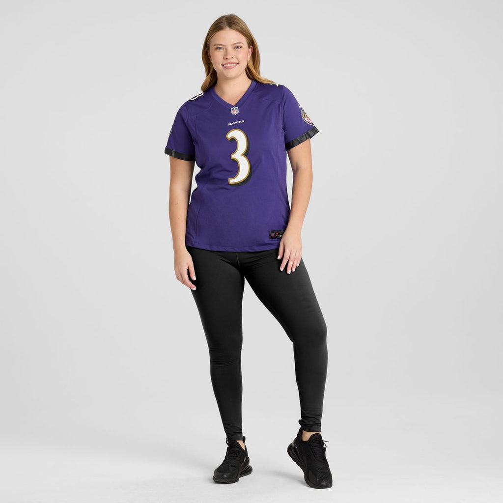 Chidobe Awuzie Baltimore Ravens Women's Team Game Jersey - Purple