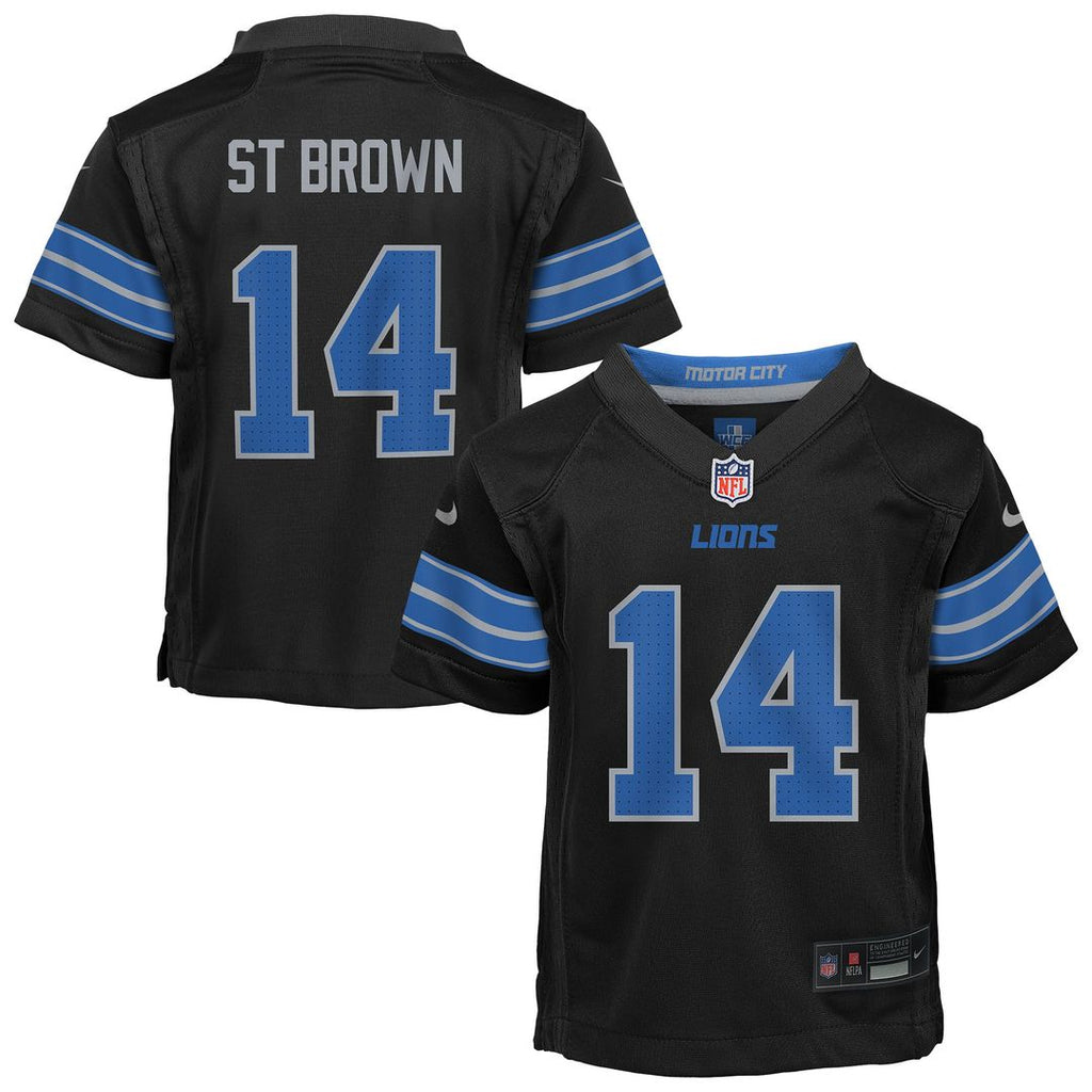Amon - Ra St. Brown Detroit Lions Preschool Alternate Player Game Jersey - Black