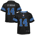 Amon - Ra St. Brown Detroit Lions Preschool Alternate Player Game Jersey - Black