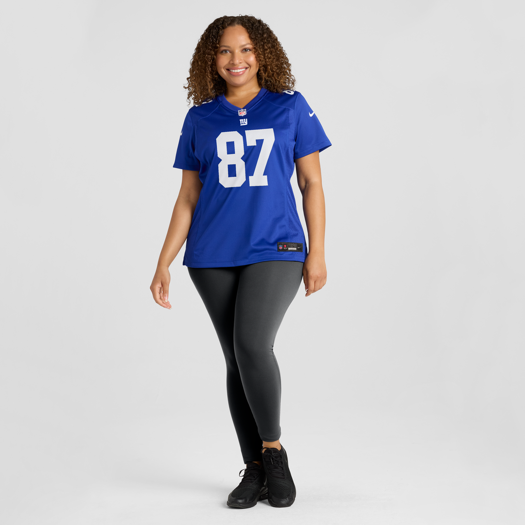 Braxton Berrios New York Giants Women's Team Game Jersey - Royal