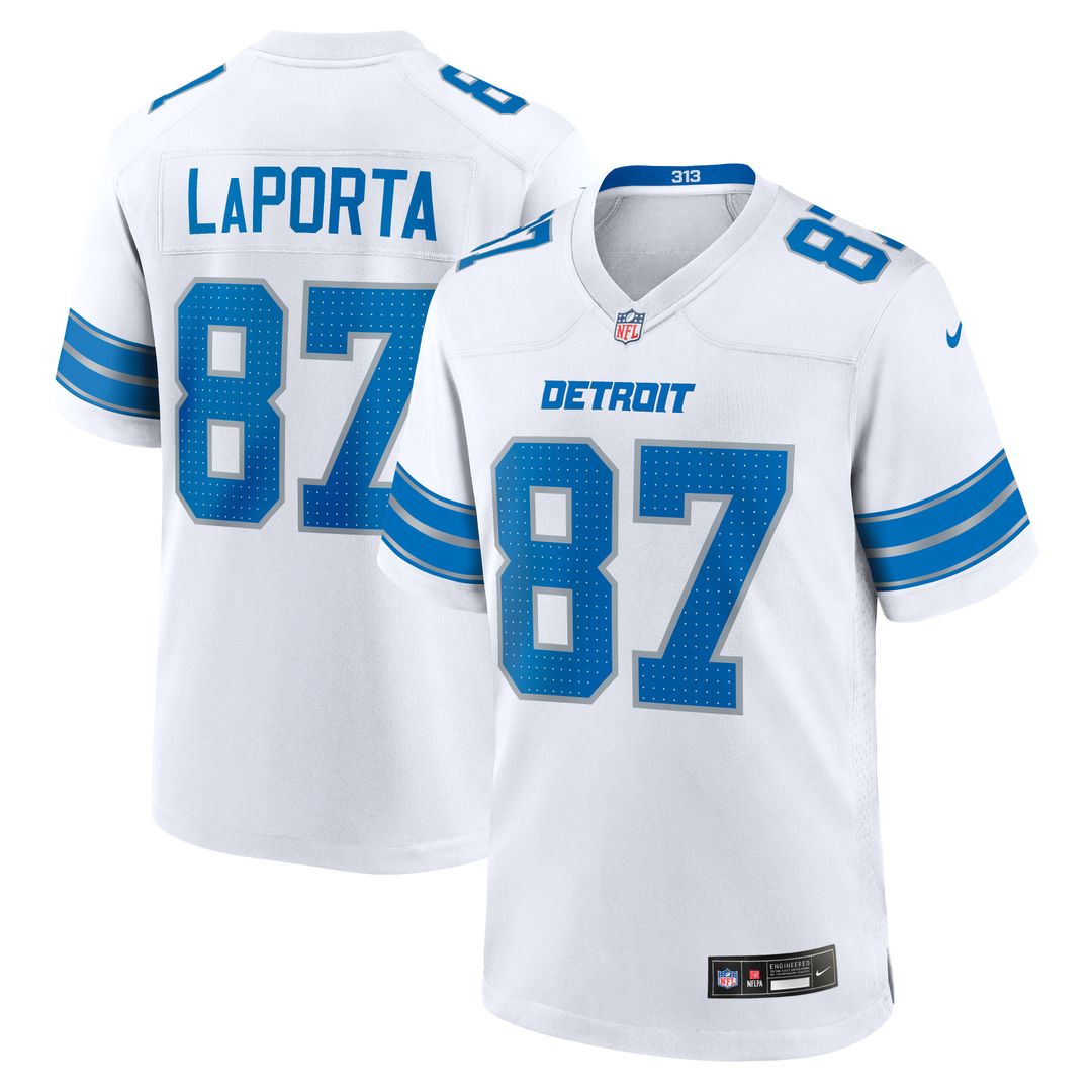Sam LaPorta Detroit Lions 2nd Alternate Game Jersey - Black