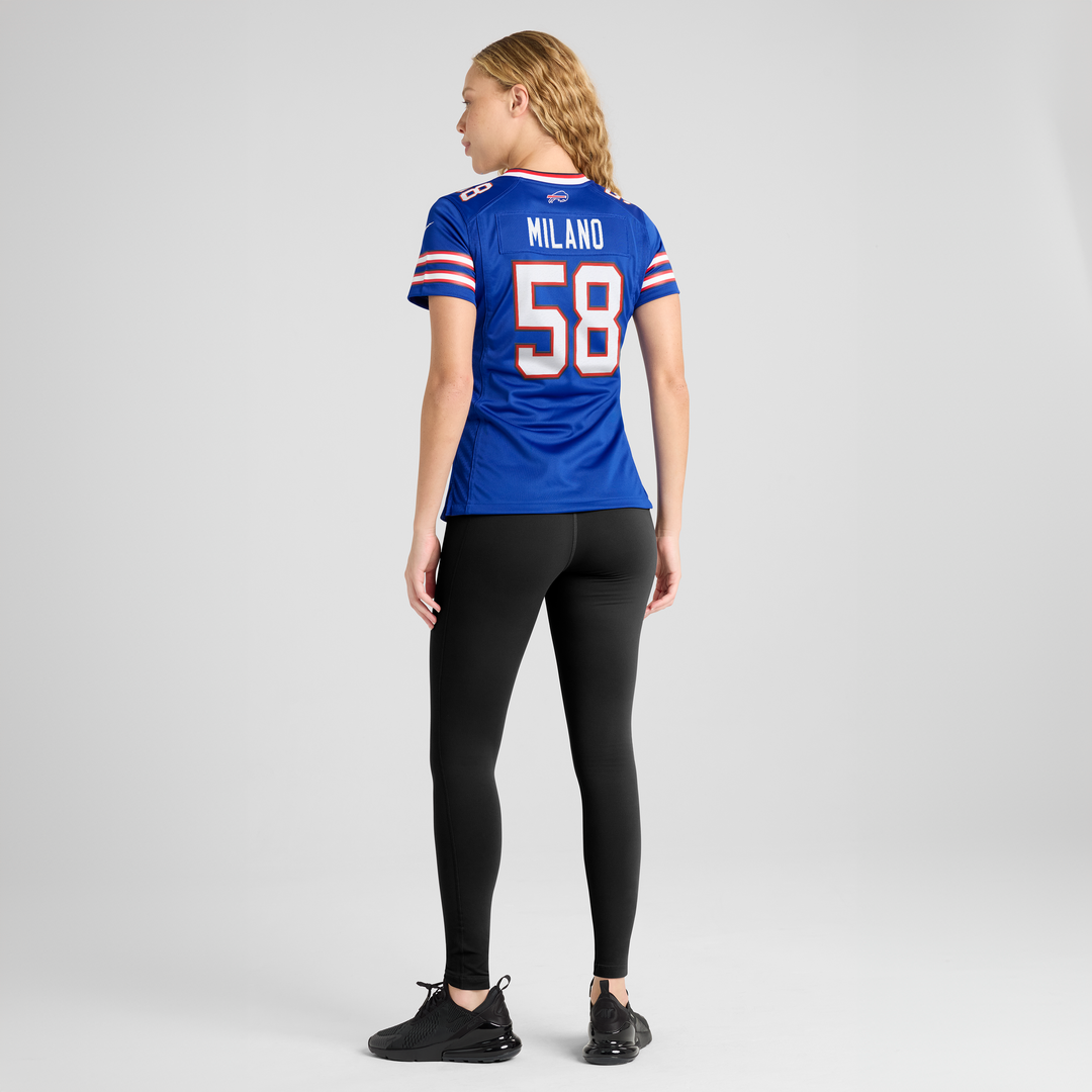 Matt Milano Buffalo Bills Women's Game Jersey - Royal