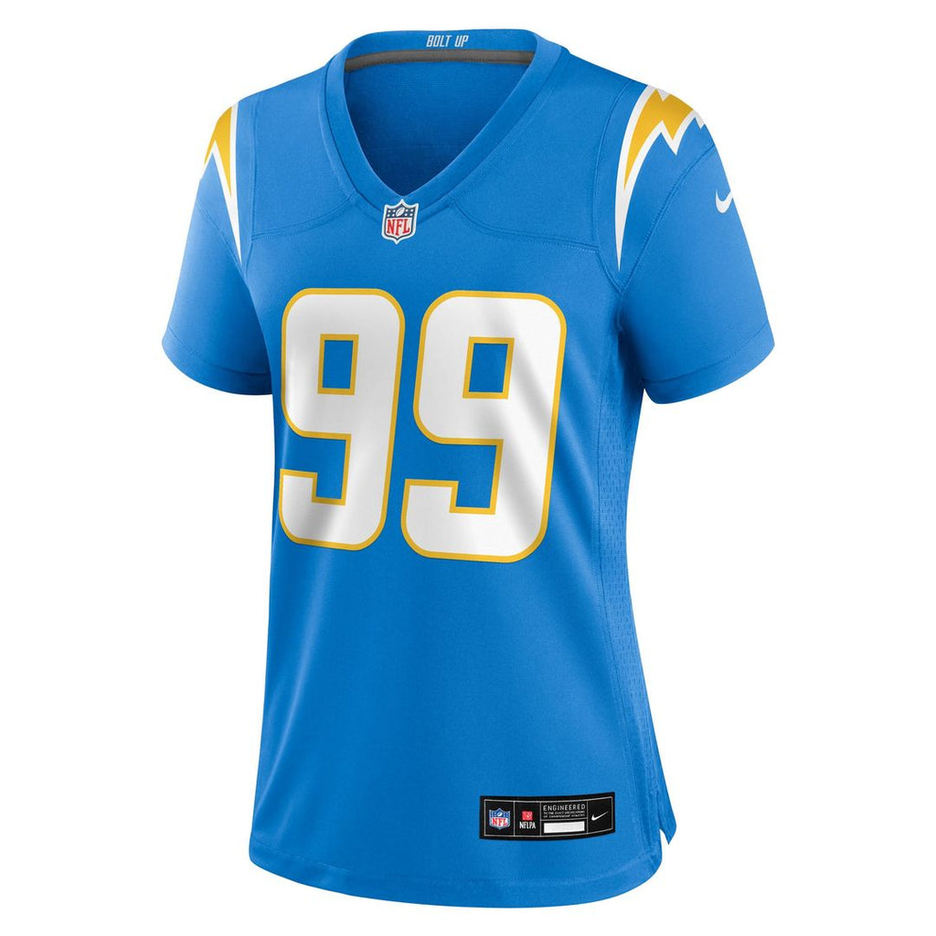 Jamaree Caldwell Los Angeles Chargers Women's Team Game Jersey - Powder Blue