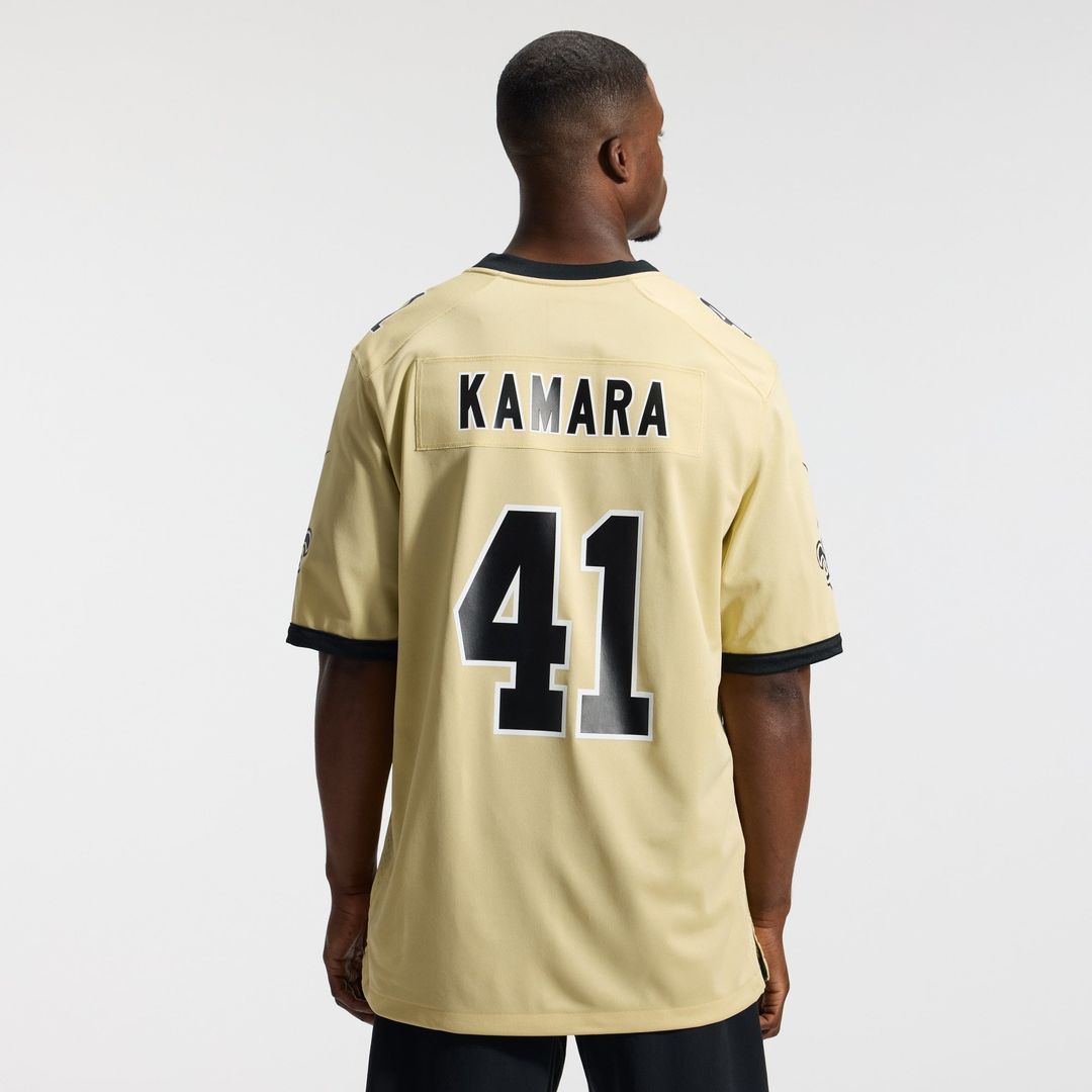 Alvin Kamara New Orleans Saints Gameday Golds Alternate Game Player Jersey - Gold