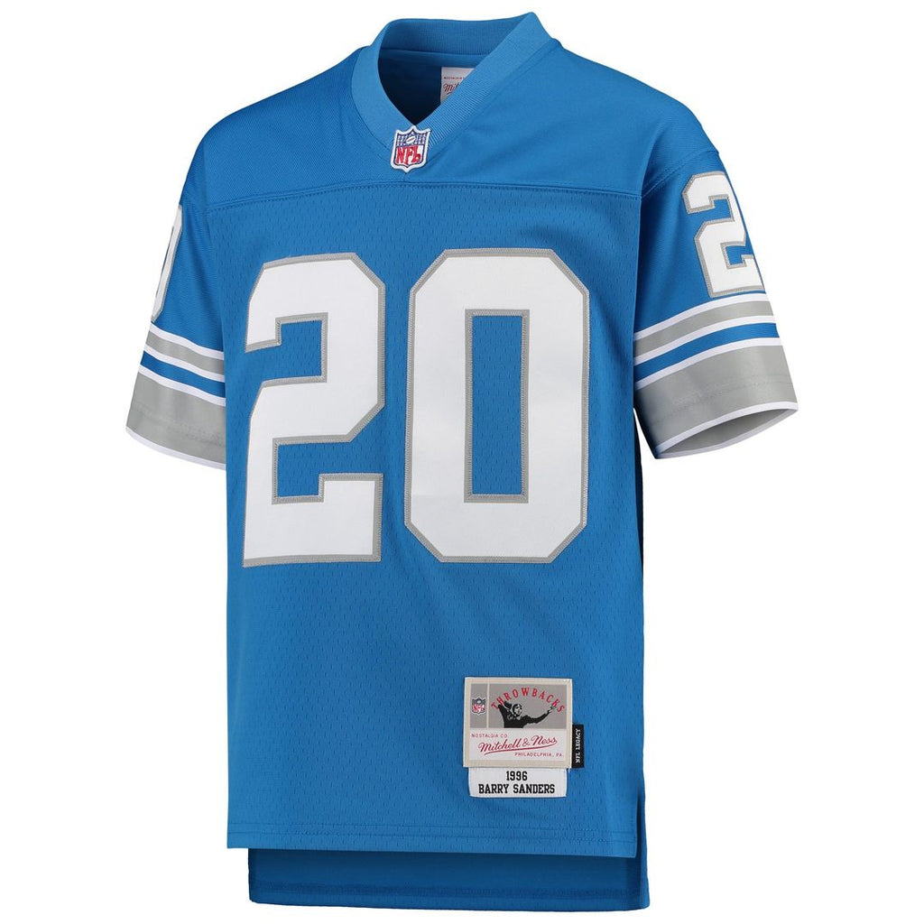 Barry Sanders Detroit Lions Youth 1996 Legacy Retired Player Jersey - Blue