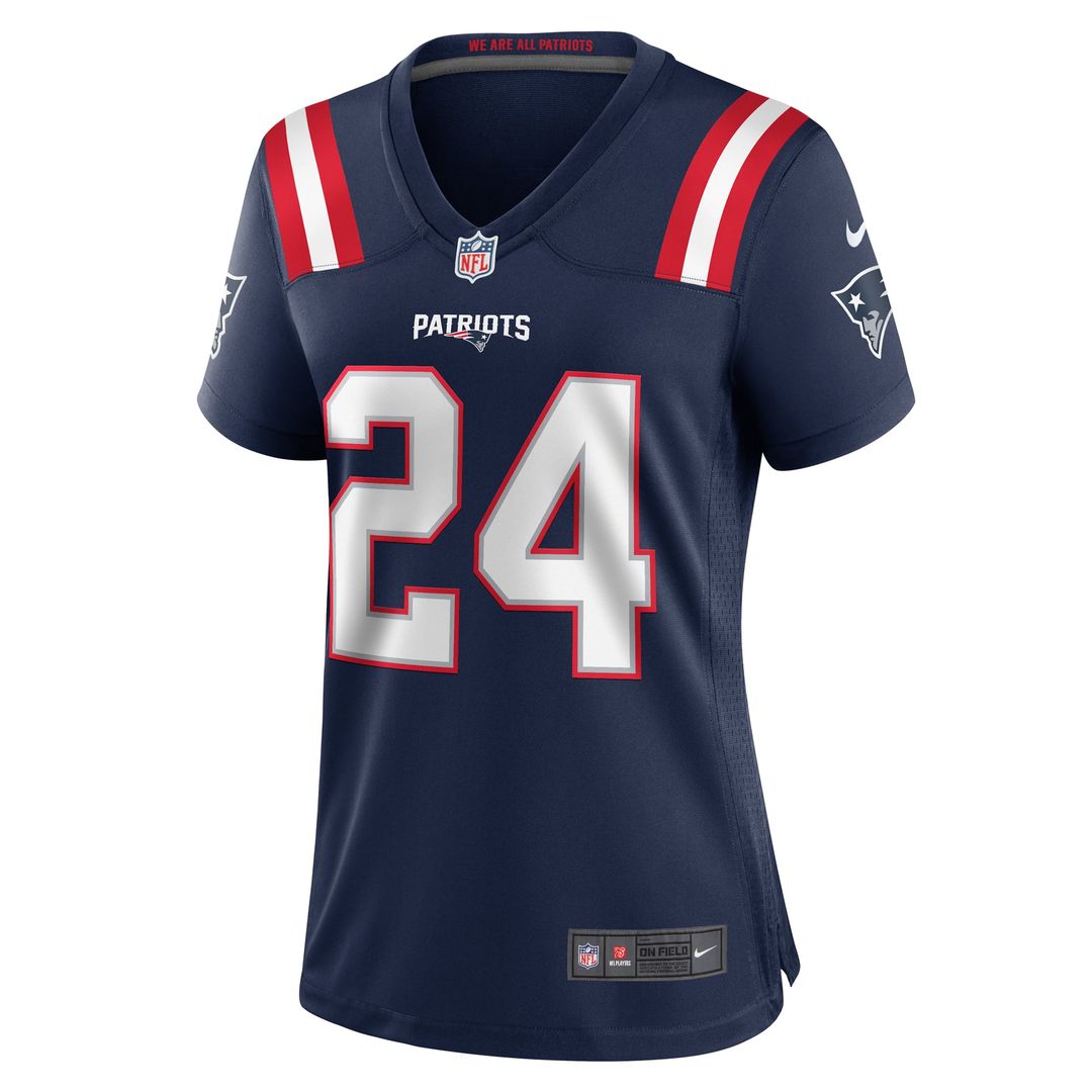 Dell Pettus New England Patriots Women's Game Jersey - Navy