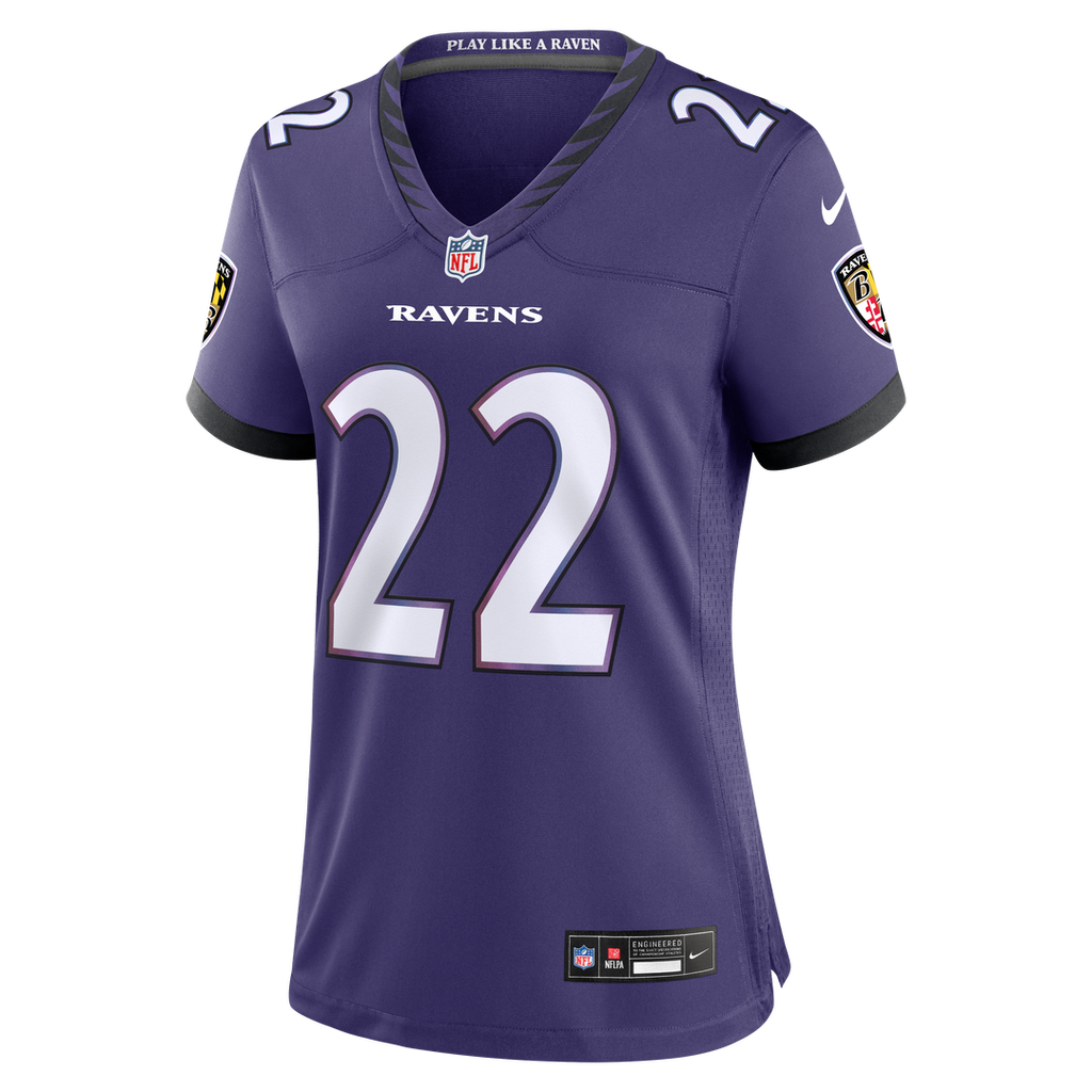 Derrick Henry Baltimore Ravens Women's Alternate Game Jersey - Black