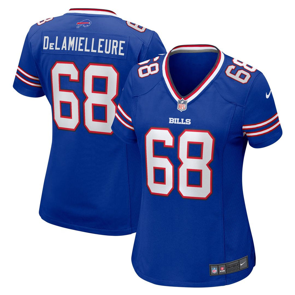 Joe DeLamielleure Buffalo Bills Women's Game Retired Player Jersey - Royal