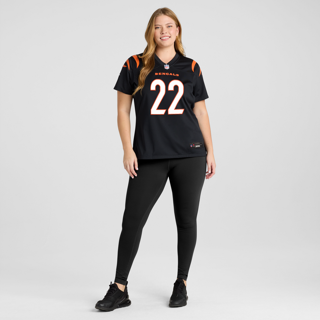 Russ Yeast Cincinnati Bengals Women's Team Game Jersey - Black