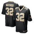 Tyrann Mathieu New Orleans Saints Youth Game Jersey - Black