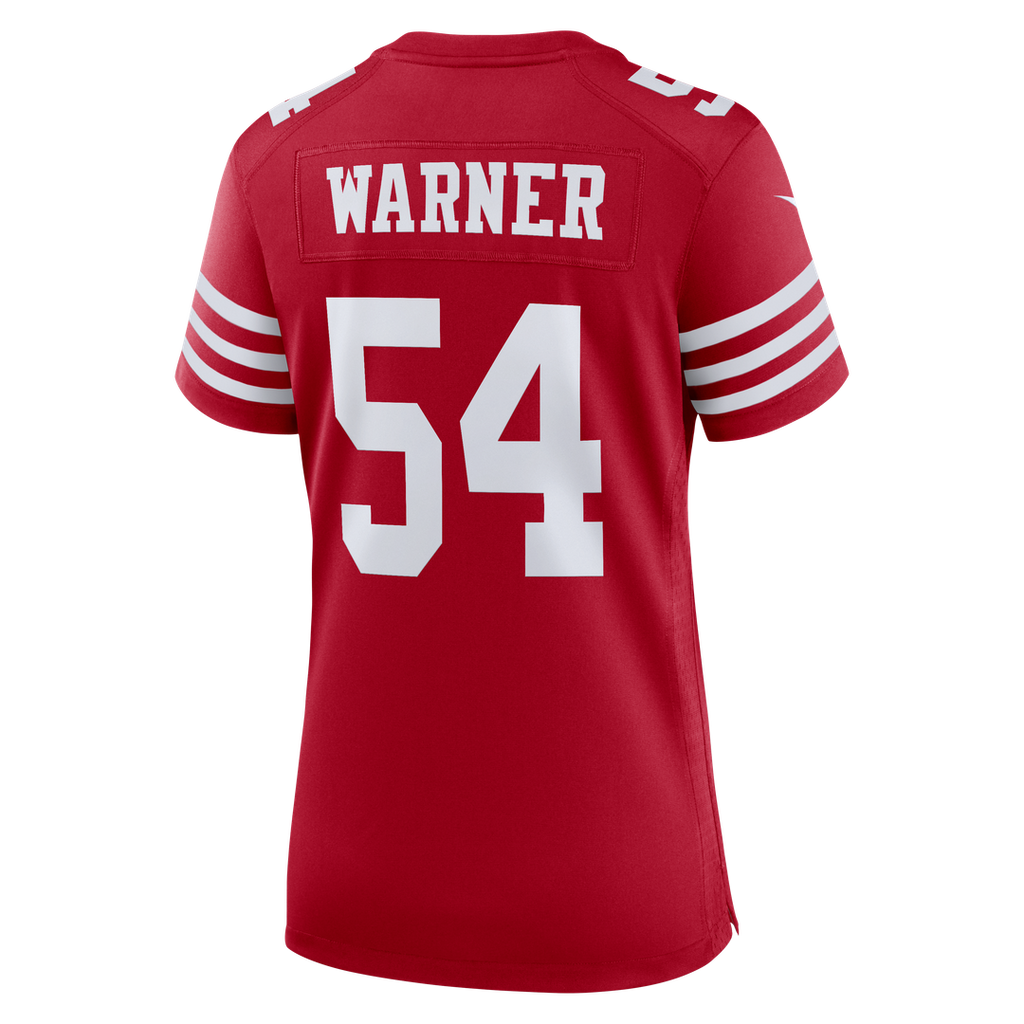 Fred Warner San Francisco 49ers Women's 80th Anniversary Game Jersey - Scarlet