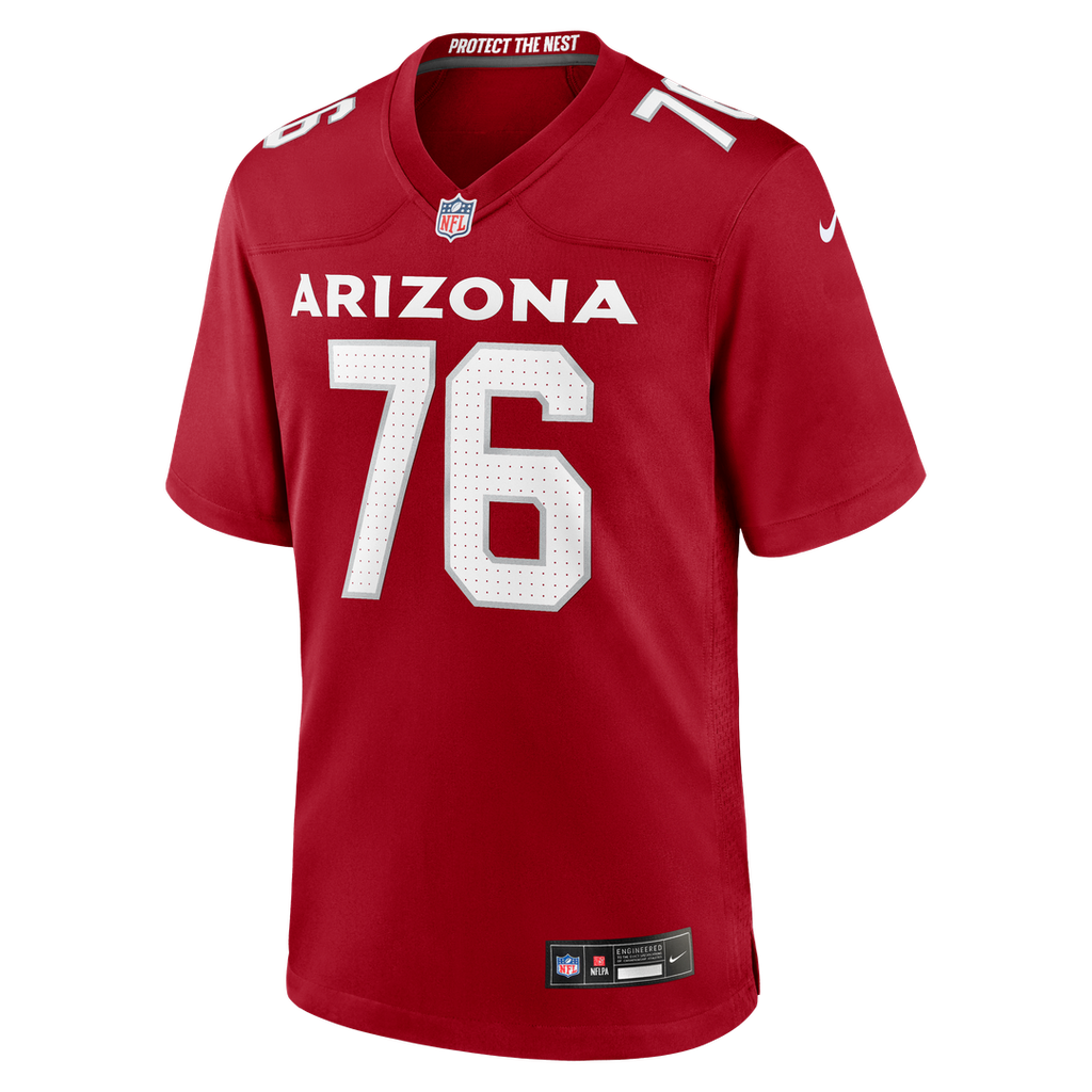 Will Hernandez Arizona Cardinals Team Game Jersey - Cardinal