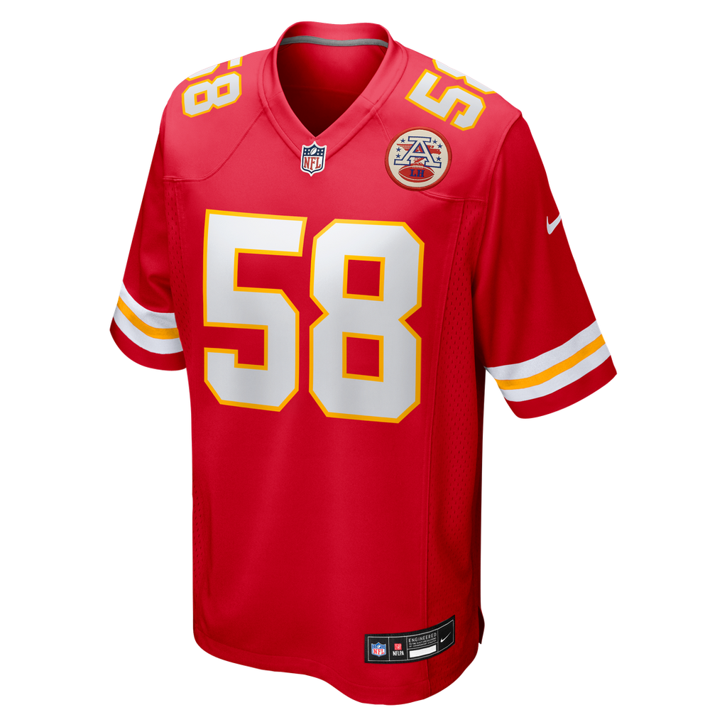 Derrick Thomas Kansas City Chiefs Game Retired Player Jersey - Red