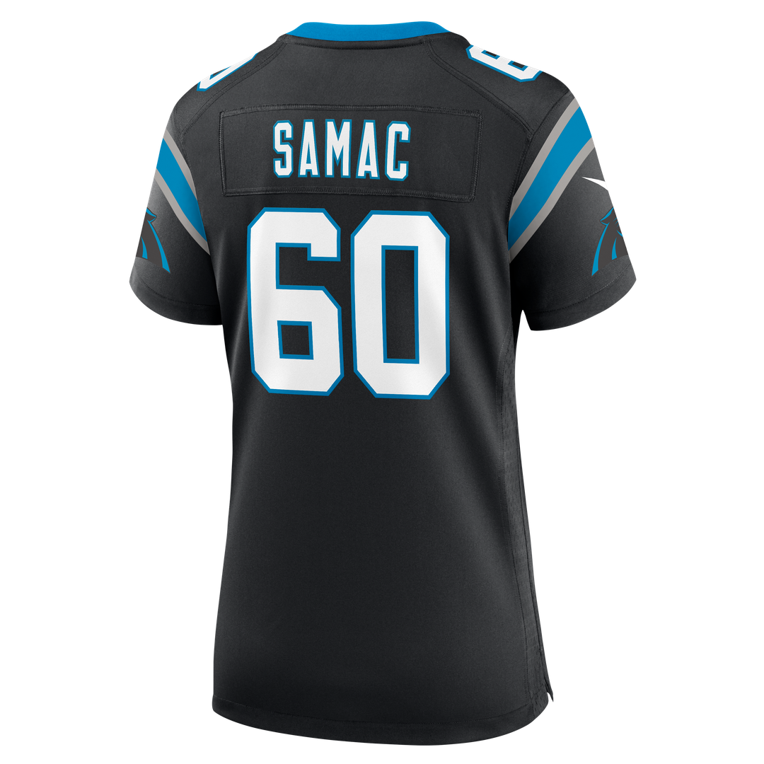 Nick Samac Carolina Panthers Women's Team Game Jersey - Black