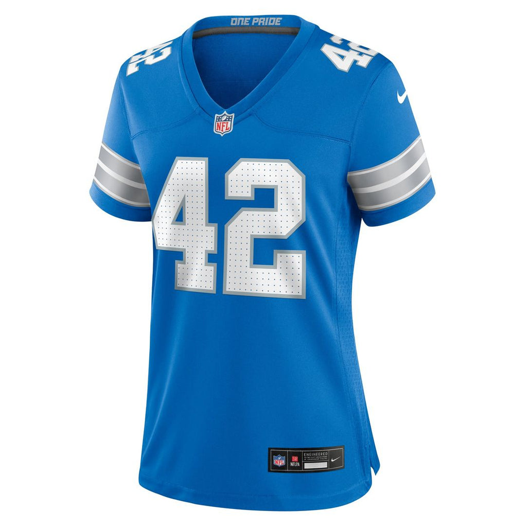Jalen Reeves - Maybin Detroit Lions Women's Team Game Jersey - Blue